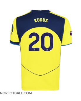 Billige Fotballdrakt Tottenham Hotspur Mohammed Kudus #20 Replika Tredjedrakt 2025-26 Kortermet Billige Fotballdrakt Tottenham Hotspur Mohammed Kudus #20 Replika Tredjedrakt 2025-26 Kortermet